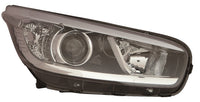 Faro con regulación eléctrica, motor e interior negro H7/H7/PY21W/W5W — KIA CEED (desde 2013) - derecho