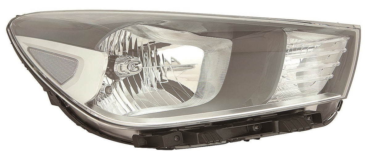 Faro con regulación eléctrica H4/PY21W/W5W — KIA RIO (desde 2017) - derecho