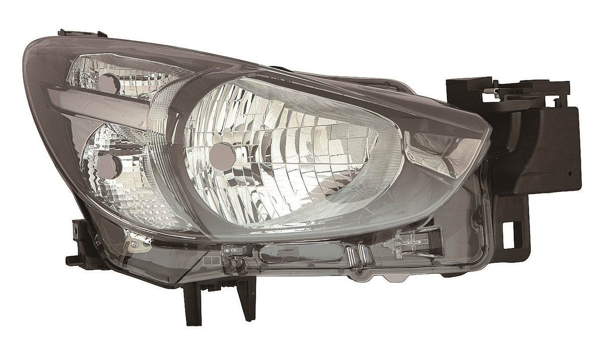 Faro H4 con regulación eléctrica — MAZDA 2 (desde 2015) - derecho
