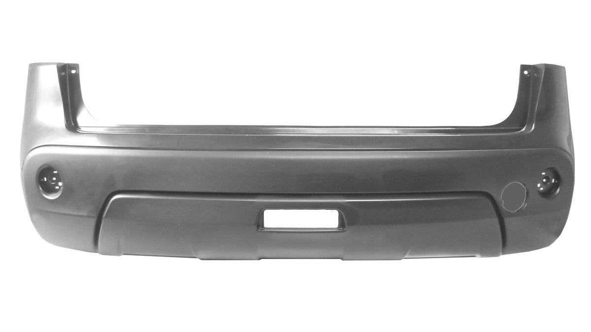 Parachoques trasero para pintar sin orificios para sensores — NISSAN QASHQAI (desde 2007)/(desde 2010)