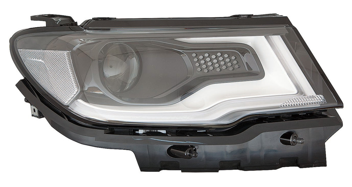 Faro con regulación eléctrica y motor (HB3/LED) — JEEP COMPASS (desde 04/2017) — derecho