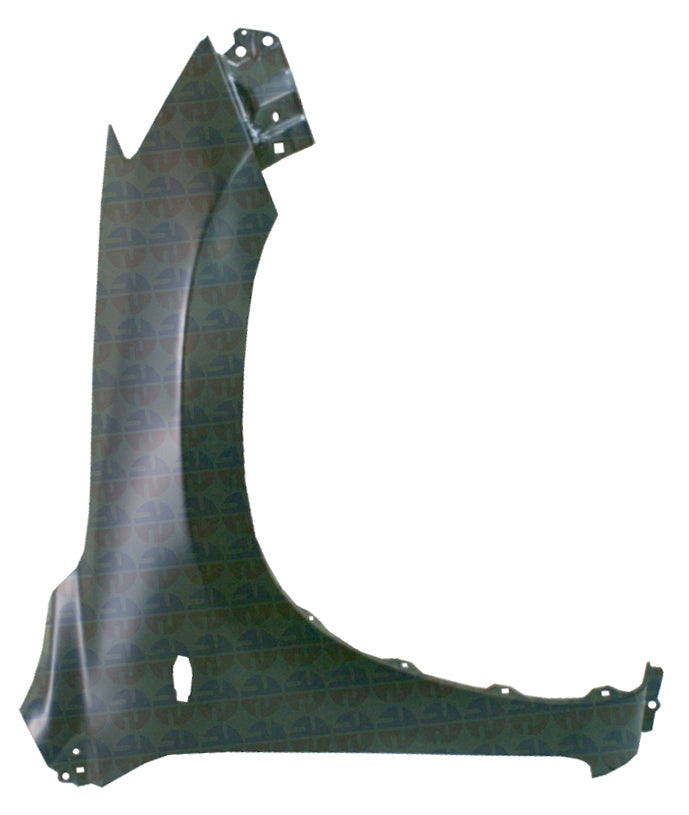 Aleta delantera con orificio lateral y sin orificio para moldura de aleta — TOYOTA RAV4 (desde 2006) - derecho