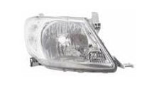 Faro de regulación manual/eléctrica con intermitente blanco — TOYOTA HILUX (desde 2009) - derecho