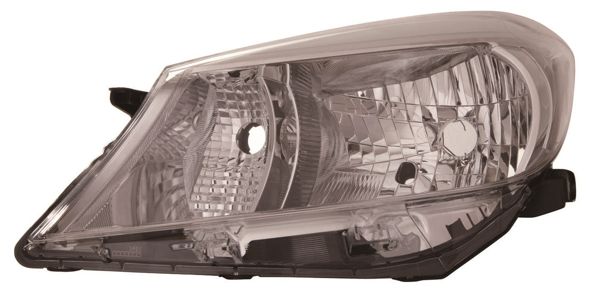 Faro de regulación eléctrica con borde gris oscuro — TOYOTA YARIS (desde 2012) - izquierdo
