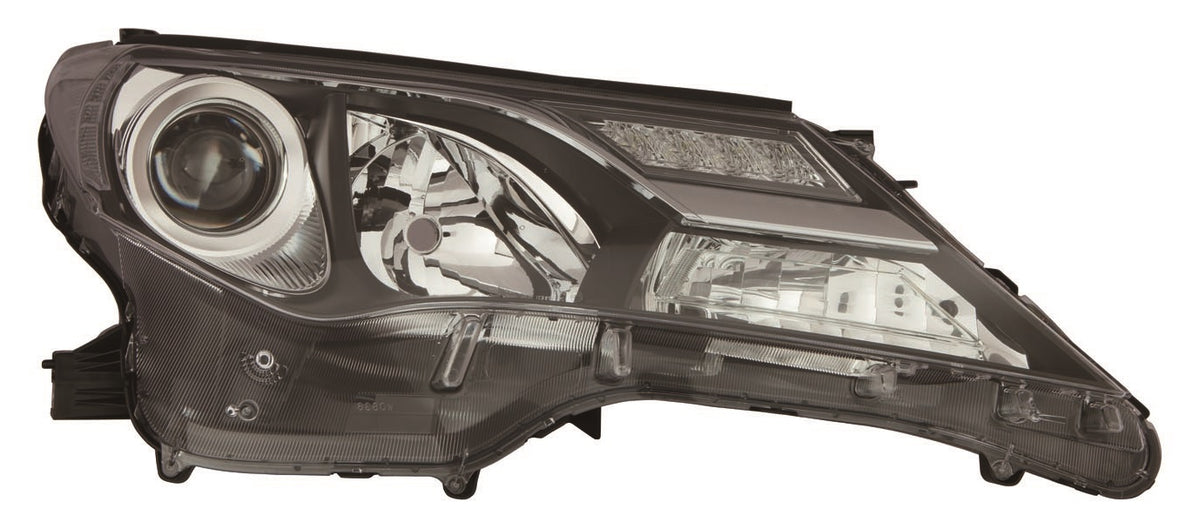 Faro de regulación eléctrica con interior negro, LED y HB3/HB3 — TOYOTA RAV4 (desde 2013) - derecho