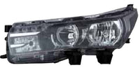 Faro de regulación eléctrica con interior negro, LED y H11/HB3 — TOYOTA COROLLA (desde 2014) - izquierdo