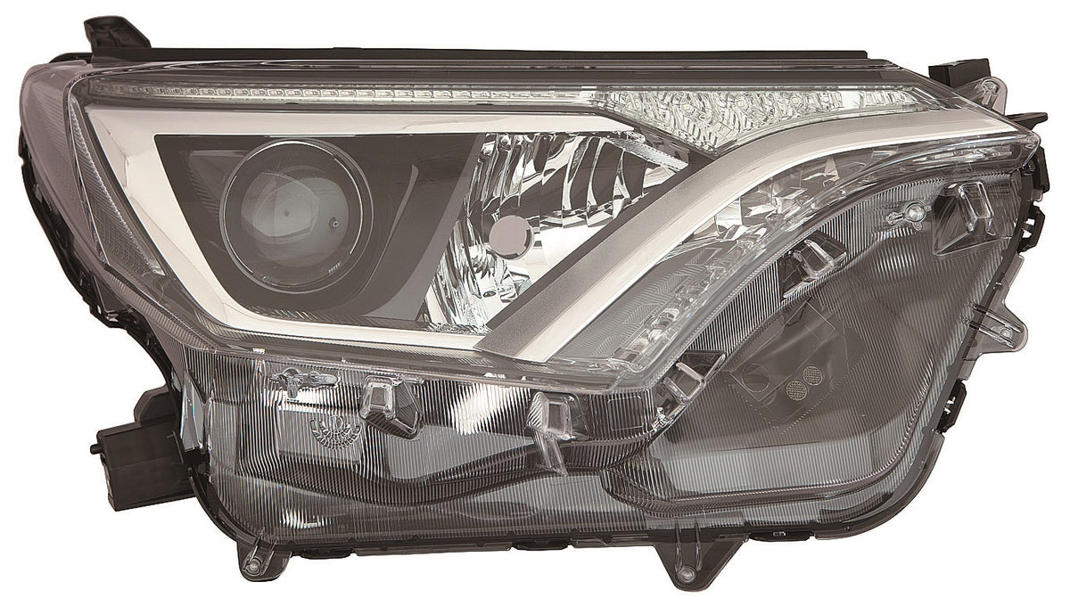 Faro con regulación eléctrica y motor interior negro (HIR2/WY21W) (LED) — TOYOTA RAV4 (desde 2016) — derecho