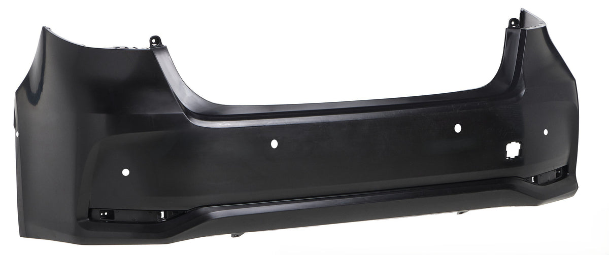 Parachoques trasero negro con 6 orificios para sensores — TOYOTA COROLLA E21 SEDAN (desde 01/2019)