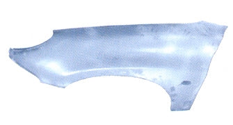 Aleta delantera para versión SPORT/CC — PEUGEOT 206 (desde 1998) - derecho
