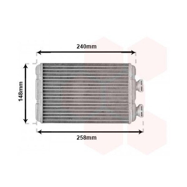 Radiador de calefacción para BMW 3 (E46) 316 i — Default Title