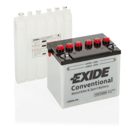Batería Exide 12N24-4A Moto Conventional 12 V 24 Ah