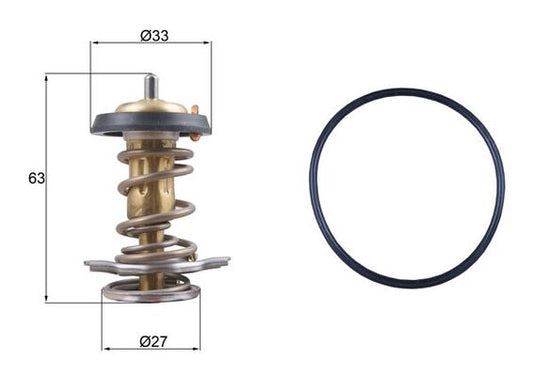 Termostato, refrigerante MAHLE TX 264 82D