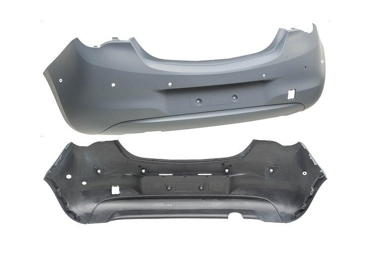 Parachoques trasero imprimado 6 sensores 5ptas — OPEL CORSA E 3/5 puertas desde 01/2015 hasta 08/2019 - producto