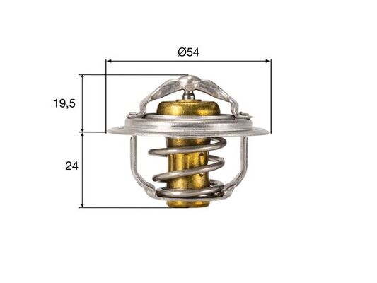 Termostato, refrigerante MAHLE TX 212 82D