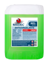 Anticongelante MADEC HOAT — 50% · Verde · 20 L