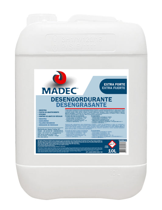 Desengrasante extra fuerte MADEC — 10 L
