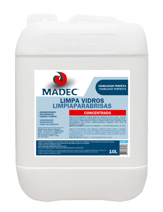 Limpiaparabrisas concentrado MADEC — 10 L