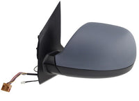 Retrovisor eléctrico, térmico, abatible, imprimado + ANTENA + side — VOLKSWAGEN TRANSPORTER T6 fase 1 desde 07/2015 hasta 06/2020 - izquierdo