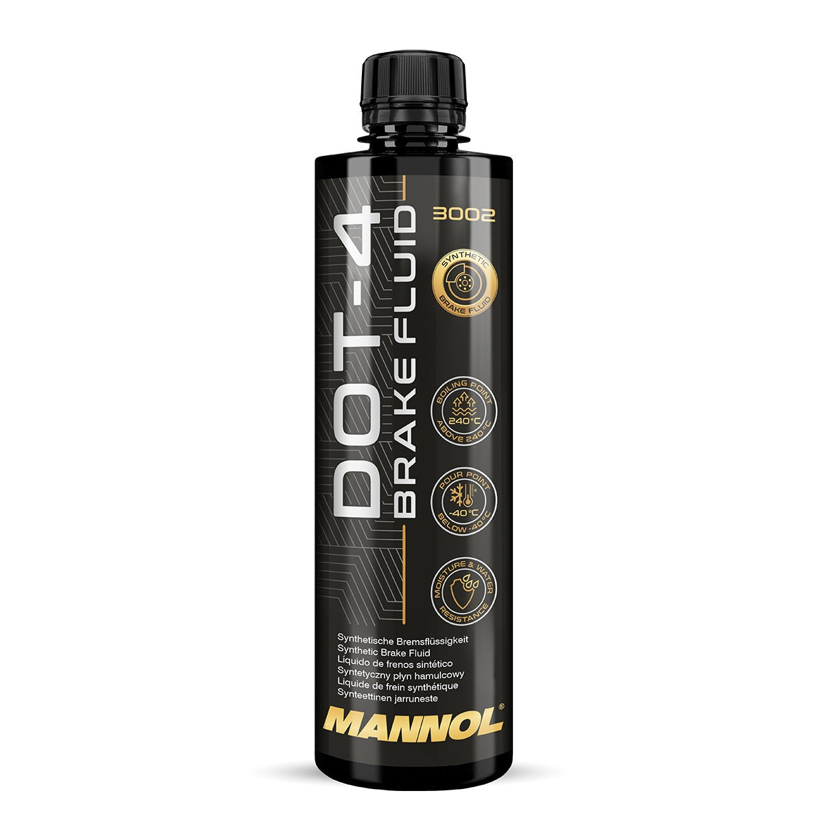 Líquido de frenos DOT 4 MANNOL 3002 — 450 ml