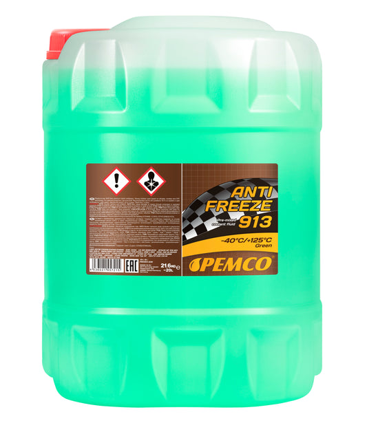Anticongelante PEMCO Antifreeze 913 — −40 °C · 20 L