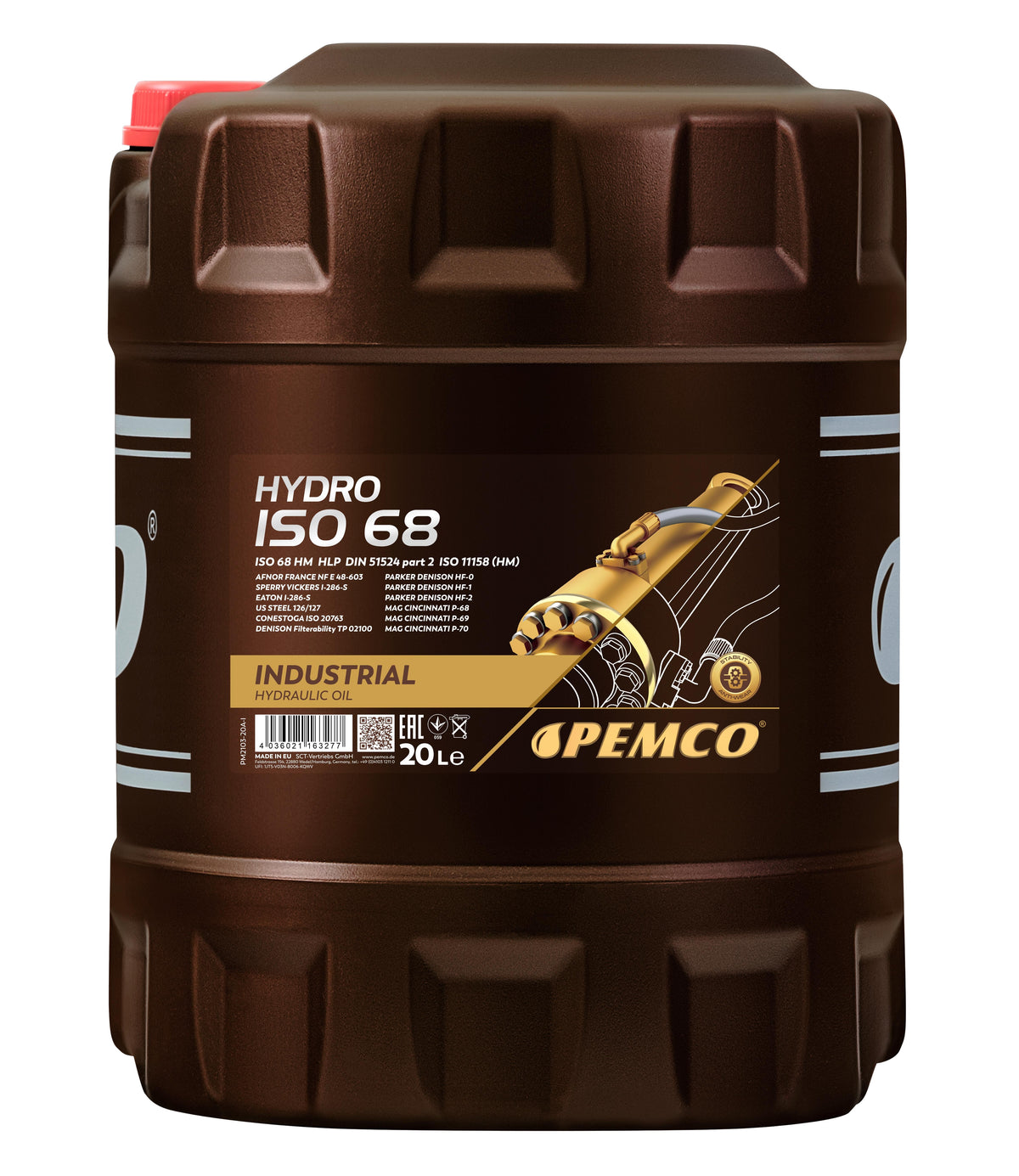 Aceite hidráulico PEMCO Hydro ISO 68 — 20 L