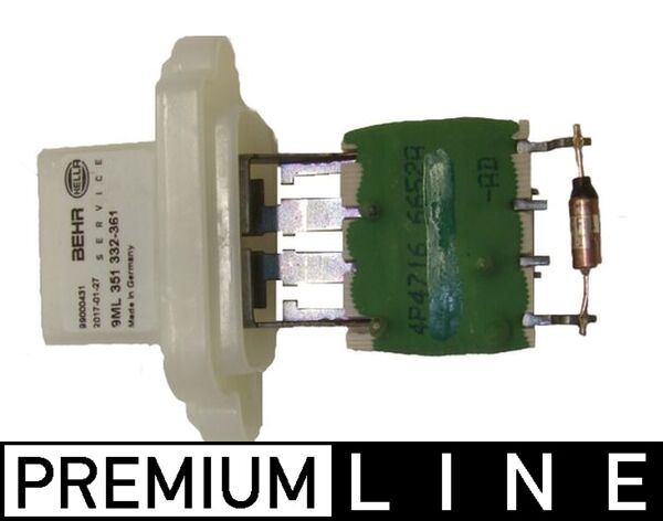 Resistencia del ventilador de habitáculo MAHLE ABR 97 000P