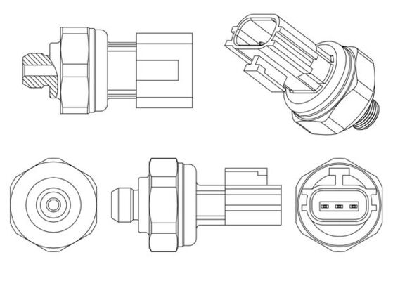 Ilustración técnica de Presostato, aire acondicionado MAHLE ASE 11 000P
