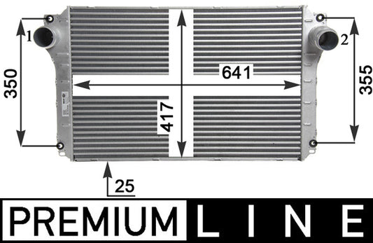 Intercooler MAHLE CI 463 000P