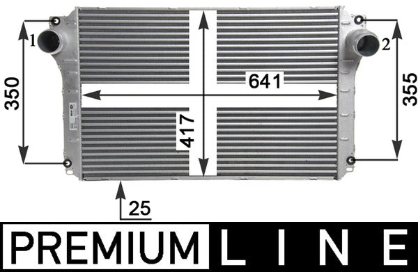 Intercooler MAHLE CI 463 000P