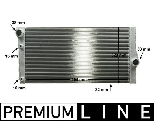 Radiador, refrigeración del motor MAHLE CR 1147 000P