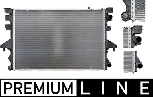 Radiador, refrigeración del motor MAHLE CR 583 000P