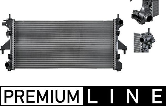 Radiador, refrigeración del motor MAHLE CR 880 000P