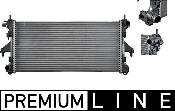 Radiador, refrigeración del motor MAHLE CR 880 000P