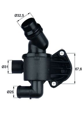 Termostato, refrigerante MAHLE TI 34 87
