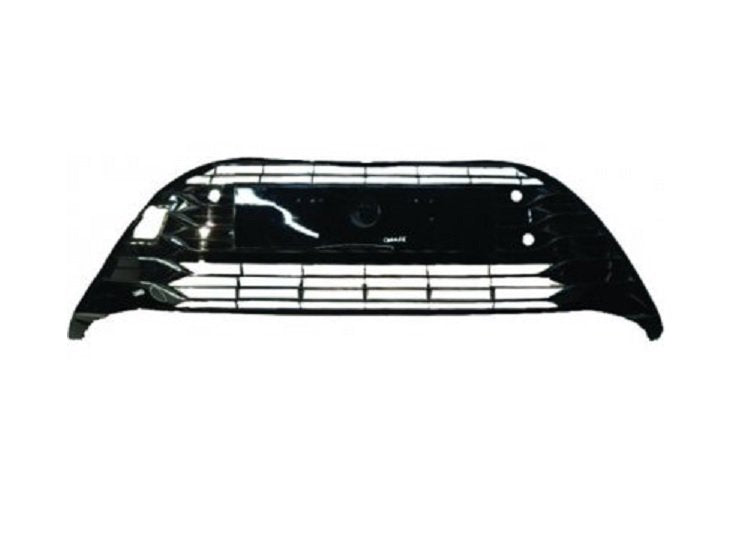 Rejilla inferior central parachoques delantero Negra brillante — TOYOTA YARIS 3 fase 3 3/5 puertas desde 04/2017 hasta 06/2020 - producto
