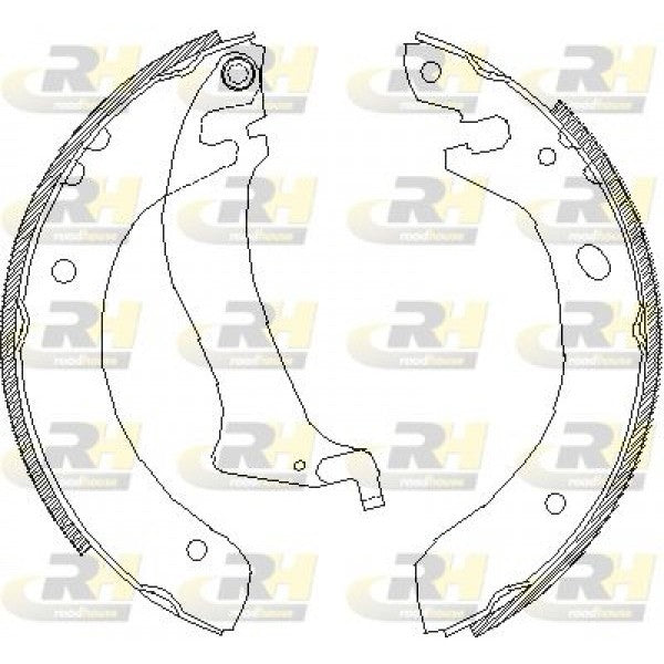Juego de zapatas de freno ROADHOUSE para LAND ROVER Freelander I 1.8 16V 4x4 1998–2006 - OEM SFS000060