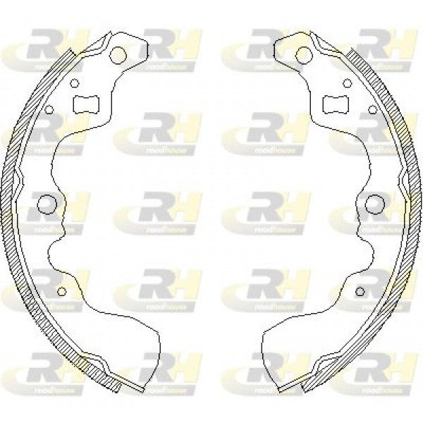 Juego de zapatas de freno ROADHOUSE para SUZUKI Forsa Hatchback 1.0 1984–1988 - OEM 5320082810