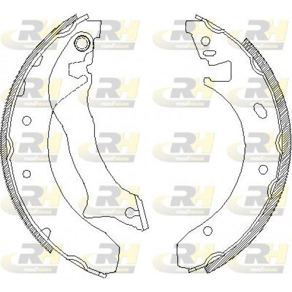 Juego de zapatas de freno ROADHOUSE para FORD Mondeo I 1.6 i 16V 1994–1996 - OEM 6710016