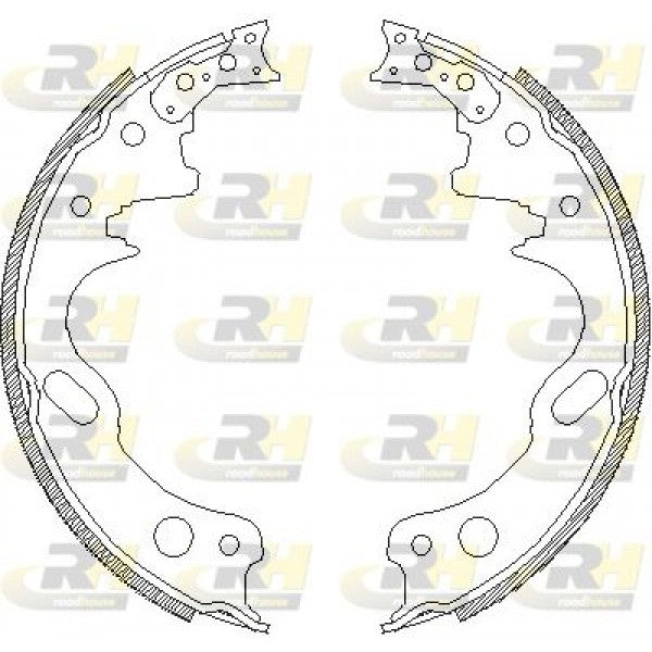 Juego de zapatas de freno ROADHOUSE para NISSAN CABSTAR 2.3 TD 1982–1992 - OEM 440603T125
