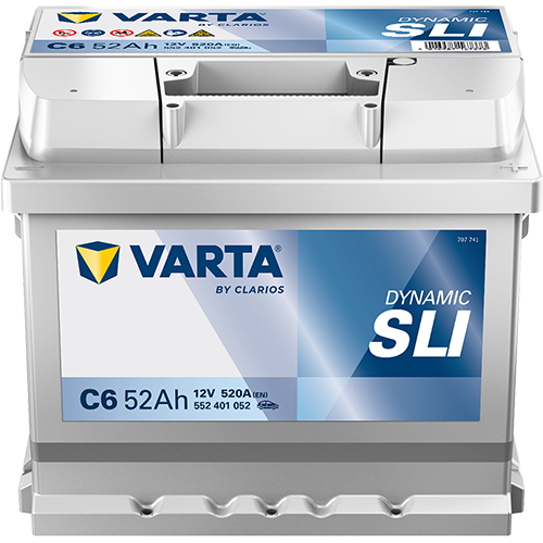 Batería Varta C6 Silver Dynamic 12 V 52 Ah