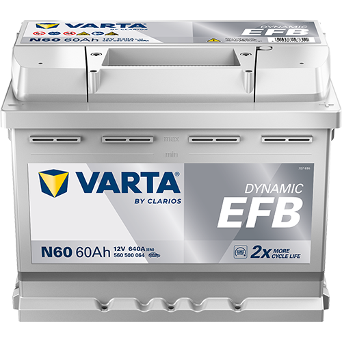 Batería Varta N60 Dynamic EFB 12 V 60 Ah