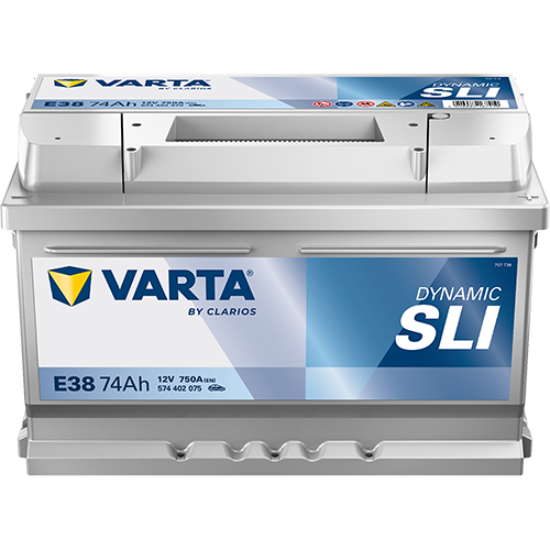 Batería Varta E38 Silver Dynamic 12 V 74 Ah