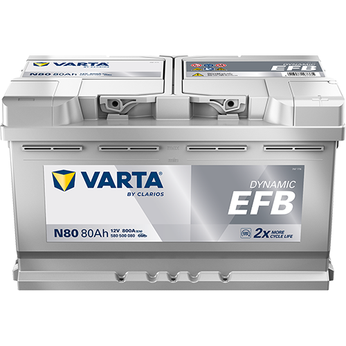 Batería Varta N80 Dynamic EFB 12 V 80 Ah