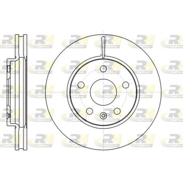 Juego de 2 discos de freno ROADHOUSE para CHEVROLET Malibu VI 2.0 2012 - OEM 13501319