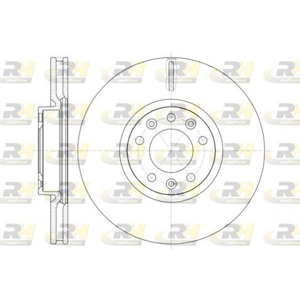 Juego de 2 discos de freno ROADHOUSE para OPEL Astra L 1.2 MHEV 2023 - OEM 3641958