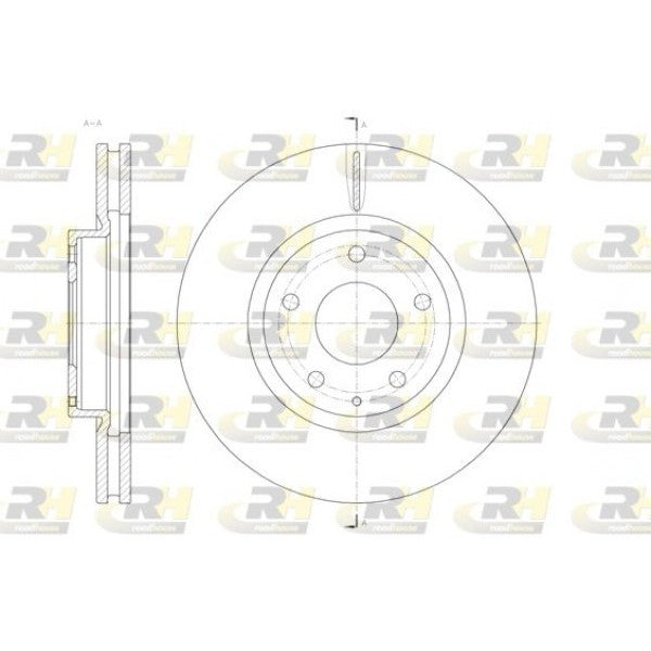 Juego de 2 discos de freno ROADHOUSE para MAZDA 6 III Sedan / Atenza 2.0 2012–2018 - OEM GHP933251A