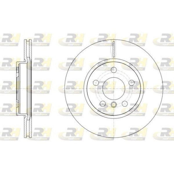 Juego de 2 discos de freno ROADHOUSE para BMW 2 I Active Tourer 216 d 2014–2021 - OEM 34116864439