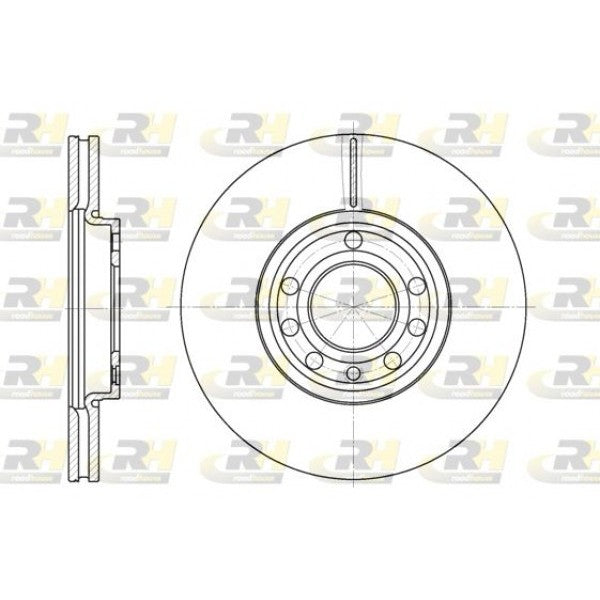 Juego de 2 discos de freno ROADHOUSE para FIAT Croma II 1.8 16V 2005–2011 - OEM 46836491