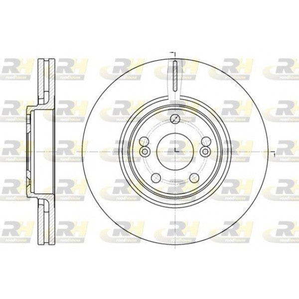Juego de 2 discos de freno ROADHOUSE para RENAULT Espace IV 1.9 dCi 2003–2005 - OEM 7701206831