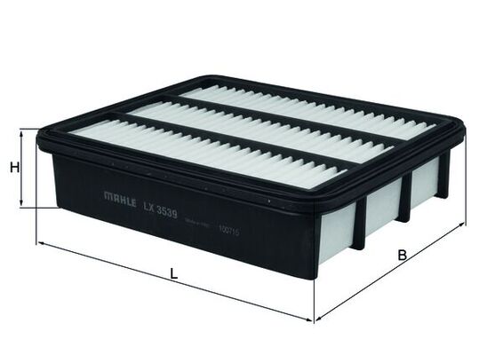 Filtro de aire MAHLE LX 3539